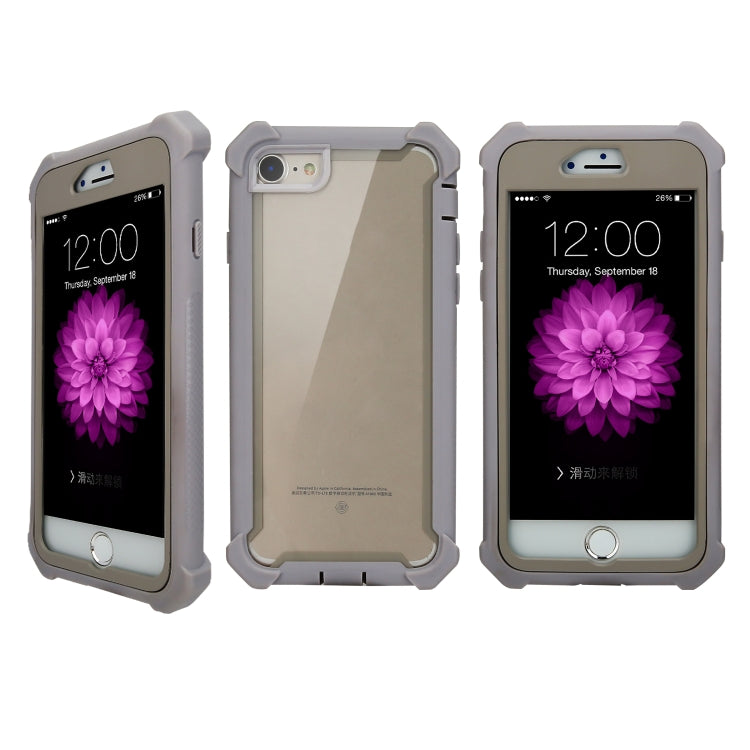 For iPhone SE 2022 / SE 2020 / 8 / 7 Four-corner Shockproof All-inclusive Transparent Space Case