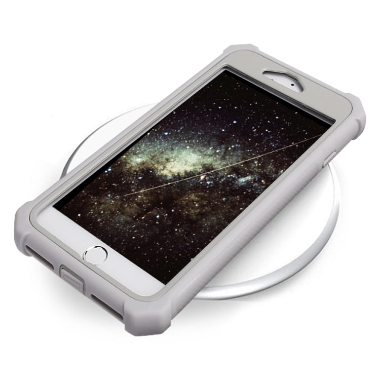 For iPhone SE 2022 / SE 2020 / 8 / 7 Four-corner Shockproof All-inclusive Transparent Space Case