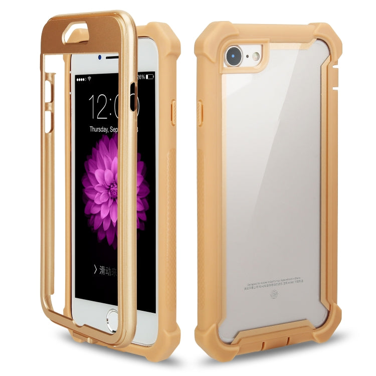 For iPhone SE 2022 / SE 2020 / 8 / 7 Four-corner Shockproof All-inclusive Transparent Space Case