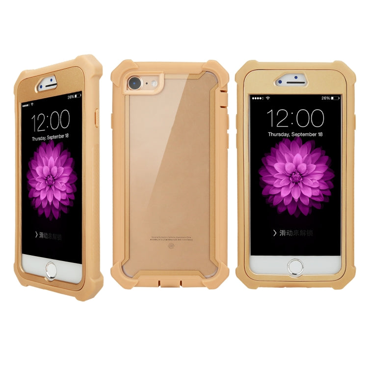 For iPhone SE 2022 / SE 2020 / 8 / 7 Four-corner Shockproof All-inclusive Transparent Space Case