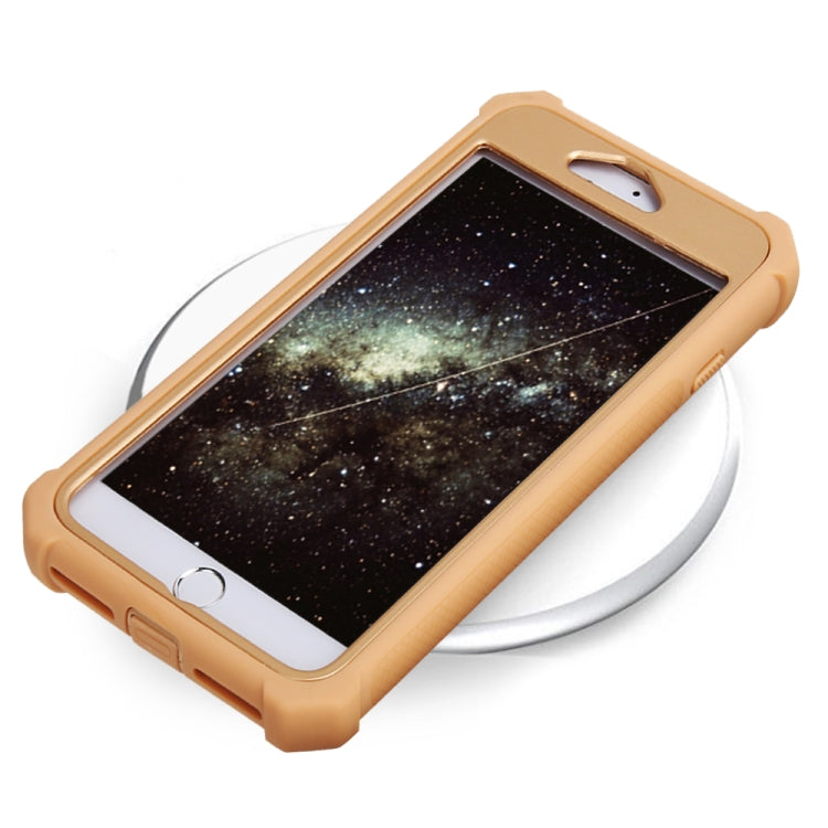 For iPhone SE 2022 / SE 2020 / 8 / 7 Four-corner Shockproof All-inclusive Transparent Space Case