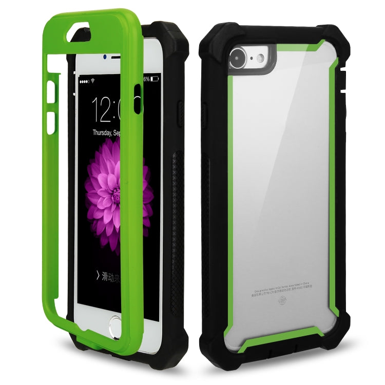 For iPhone SE 2022 / SE 2020 / 8 / 7 Four-corner Shockproof All-inclusive Transparent Space Case