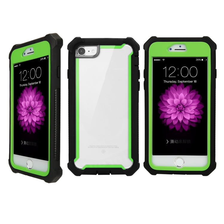 For iPhone SE 2022 / SE 2020 / 8 / 7 Four-corner Shockproof All-inclusive Transparent Space Case