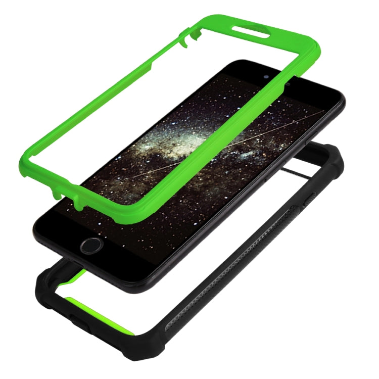 For iPhone SE 2022 / SE 2020 / 8 / 7 Four-corner Shockproof All-inclusive Transparent Space Case
