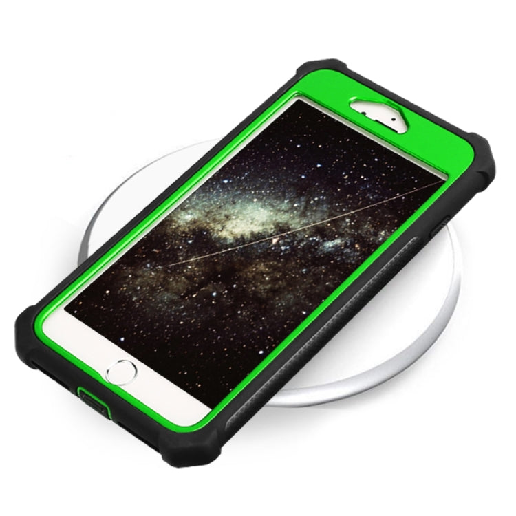 For iPhone SE 2022 / SE 2020 / 8 / 7 Four-corner Shockproof All-inclusive Transparent Space Case