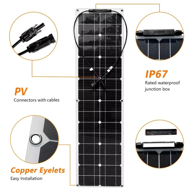 50W Single Board PV System Solar Panel