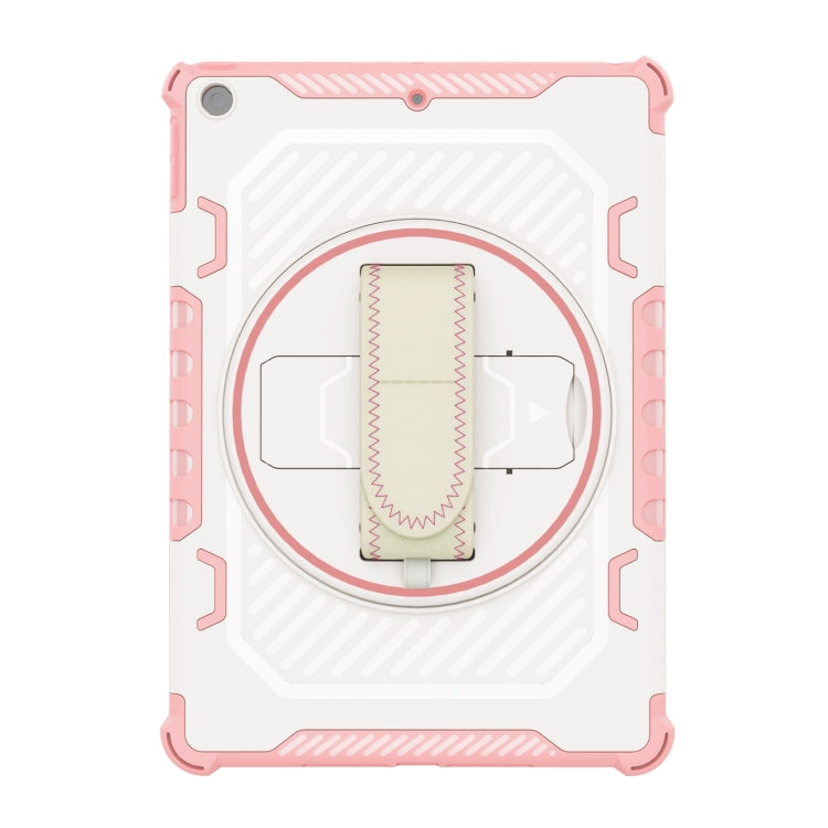 For iPad 10.2 2021 2 in 1 Shockproof Tablet Case with Holder & Hand Strap
