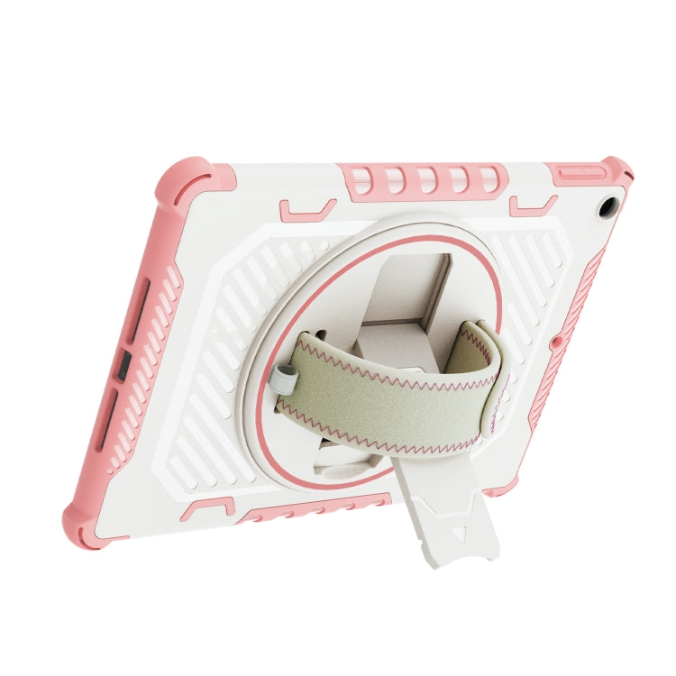 For iPad 10.2 2021 2 in 1 Shockproof Tablet Case with Holder & Hand Strap