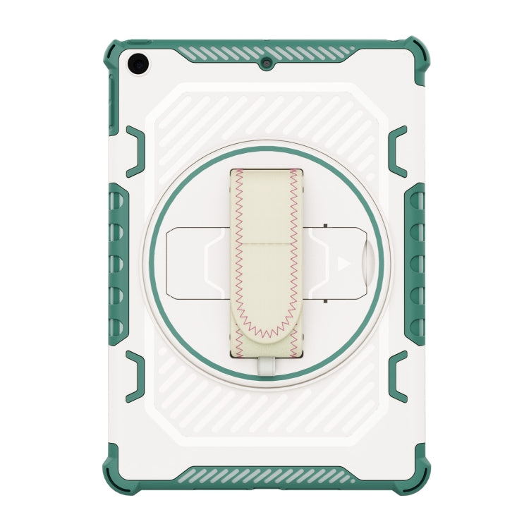 For iPad 10.2 2021 2 in 1 Shockproof Tablet Case with Holder & Hand Strap