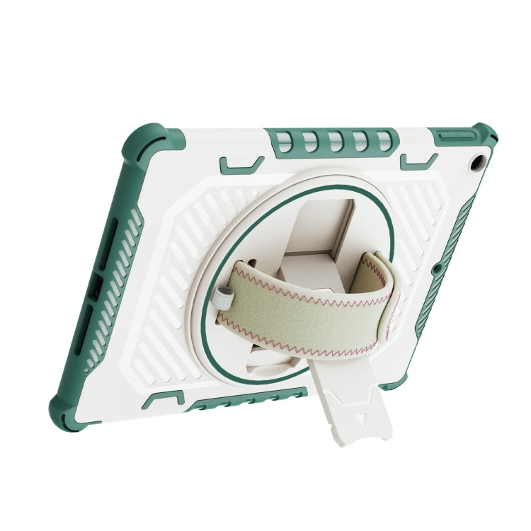 For iPad 10.2 2021 2 in 1 Shockproof Tablet Case with Holder & Hand Strap