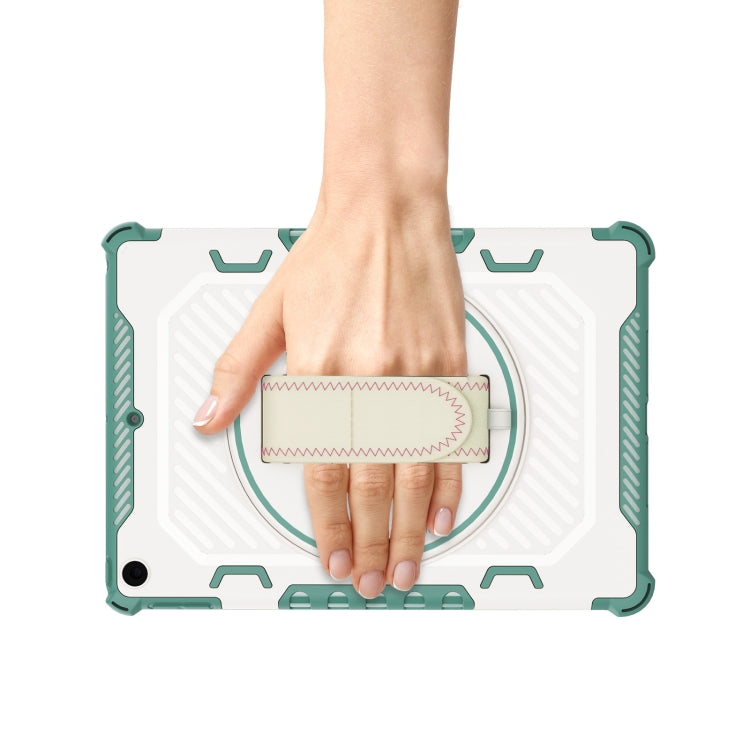For iPad 10.2 2021 2 in 1 Shockproof Tablet Case with Holder & Hand Strap