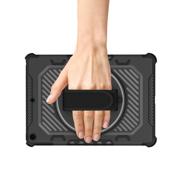 For iPad 10.2 2021 2 in 1 Shockproof Tablet Case with Holder & Hand Strap
