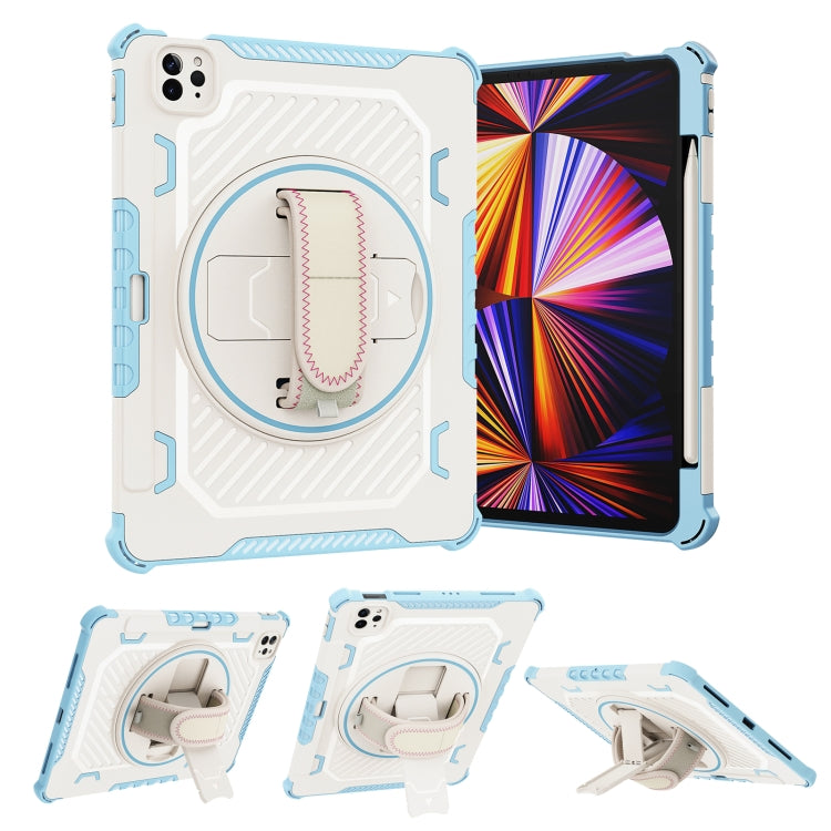2 in 1 Shockproof Tablet Case with Holder & Hand Strap For iPad Pro 11 inch 2022/2021/2020/2018 / Air5 2022/Air4 2020