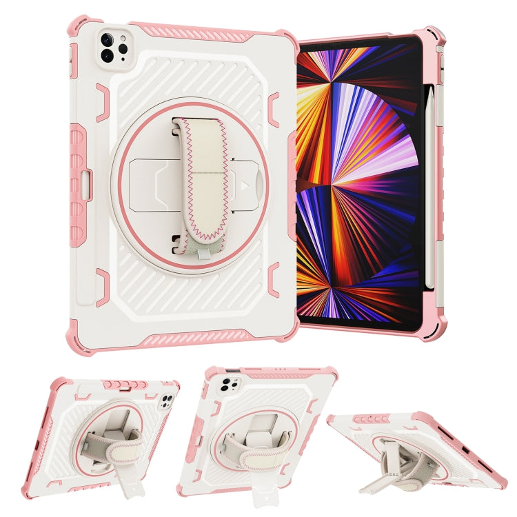 2 in 1 Shockproof Tablet Case with Holder & Hand Strap For iPad Pro 11 inch 2022/2021/2020/2018 / Air5 2022/Air4 2020