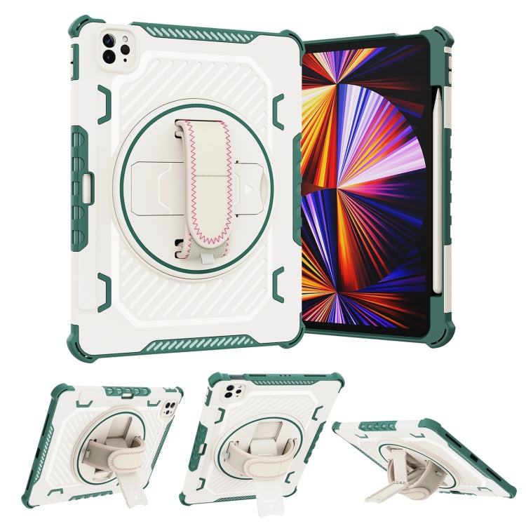 2 in 1 Shockproof Tablet Case with Holder & Hand Strap For iPad Pro 11 inch 2022/2021/2020/2018 / Air5 2022/Air4 2020