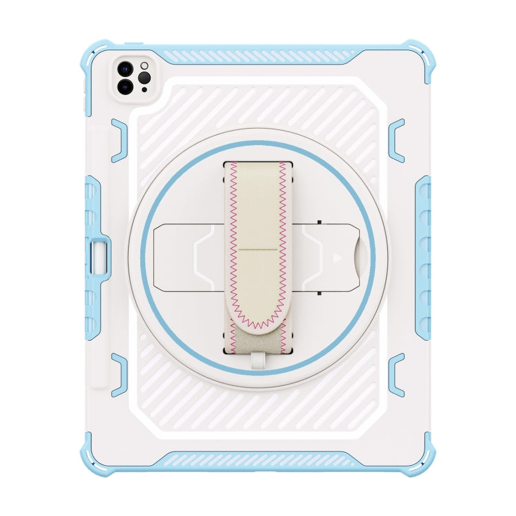 For iPad Pro 12.9 inch 2022/2021/2020/2018 2 in 1 Shockproof Tablet Case with Holder & Hand Strap