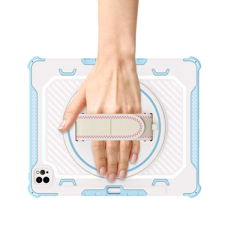 For iPad Pro 12.9 inch 2022/2021/2020/2018 2 in 1 Shockproof Tablet Case with Holder & Hand Strap