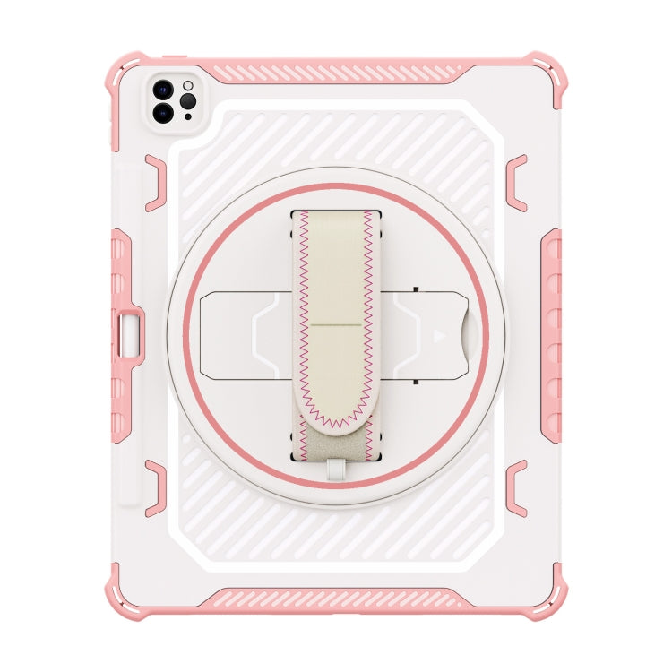 For iPad Pro 12.9 inch 2022/2021/2020/2018 2 in 1 Shockproof Tablet Case with Holder & Hand Strap