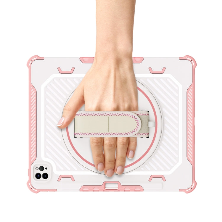 For iPad Pro 12.9 inch 2022/2021/2020/2018 2 in 1 Shockproof Tablet Case with Holder & Hand Strap