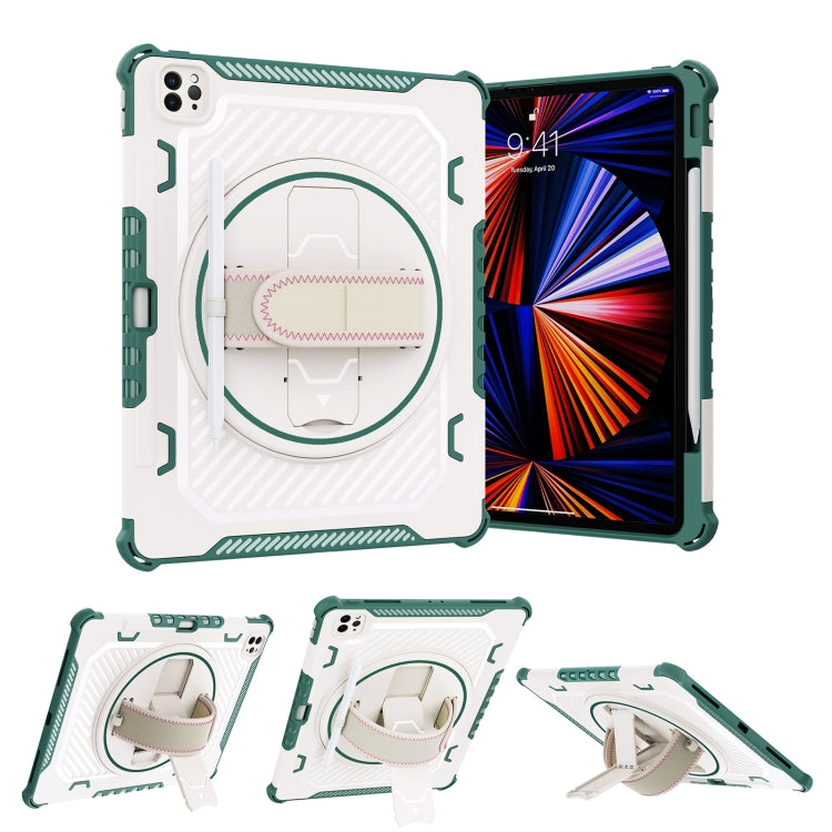 For iPad Pro 12.9 inch 2022/2021/2020/2018 2 in 1 Shockproof Tablet Case with Holder & Hand Strap