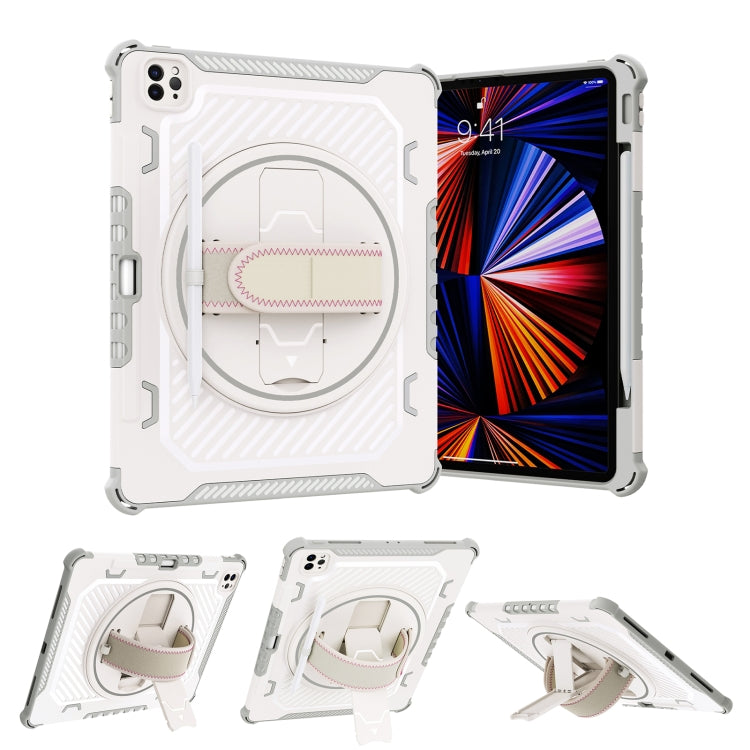For iPad Pro 12.9 inch 2022/2021/2020/2018 2 in 1 Shockproof Tablet Case with Holder & Hand Strap