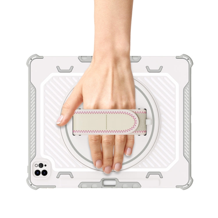 For iPad Pro 12.9 inch 2022/2021/2020/2018 2 in 1 Shockproof Tablet Case with Holder & Hand Strap