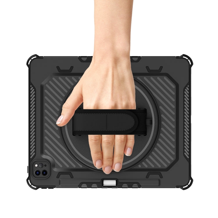 For iPad Pro 12.9 inch 2022/2021/2020/2018 2 in 1 Shockproof Tablet Case with Holder & Hand Strap