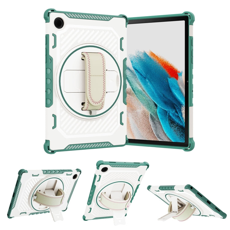 For Samsung Galaxy Tab A8 10.5 2021 2 in 1 Shockproof Tablet Case with Holder & Hand Strap