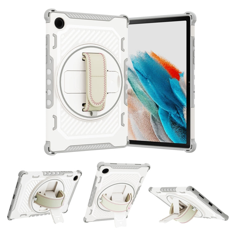 For Samsung Galaxy Tab A8 10.5 2021 2 in 1 Shockproof Tablet Case with Holder & Hand Strap