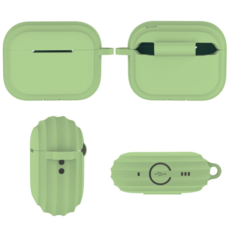 For AirPods Pro 2 Striped Shockproof Earphone Case