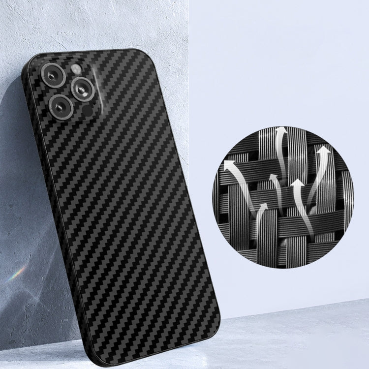 For iPhone 13 Pro Carbon Fiber Texture PC Phone Case