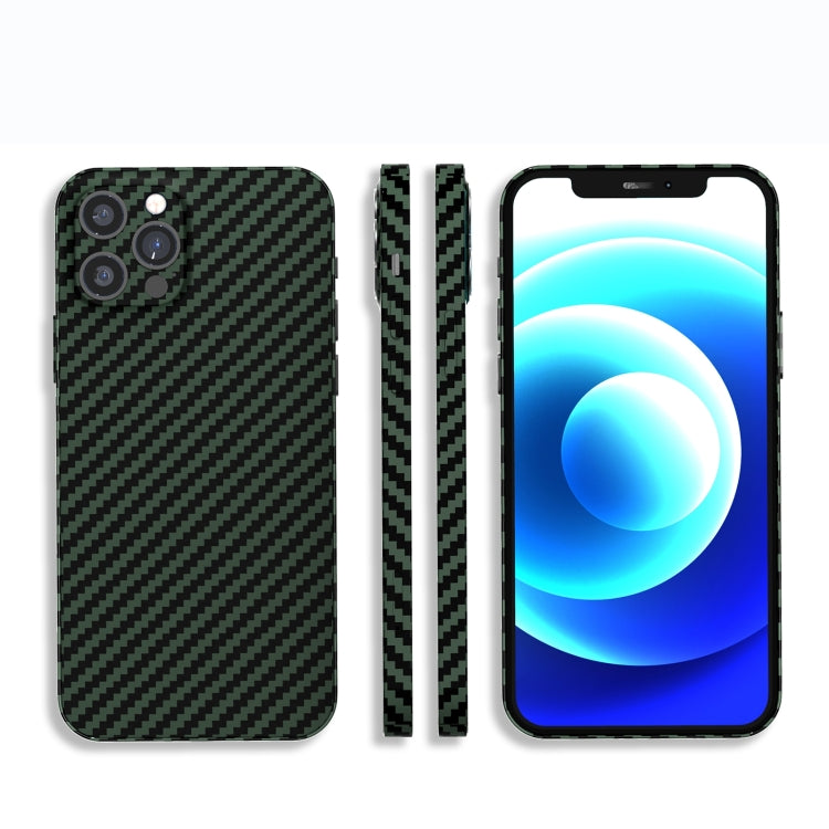 For iPhone 13 Pro Max Carbon Fiber Texture PC Phone Case