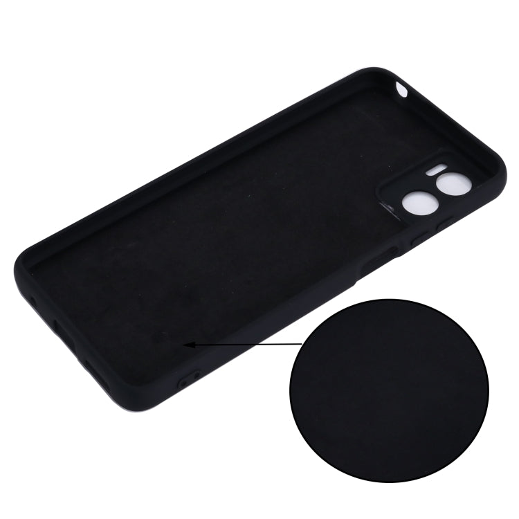 For Motorola Moto E22 / E22i Pure Color Liquid Silicone Shockproof Phone Case