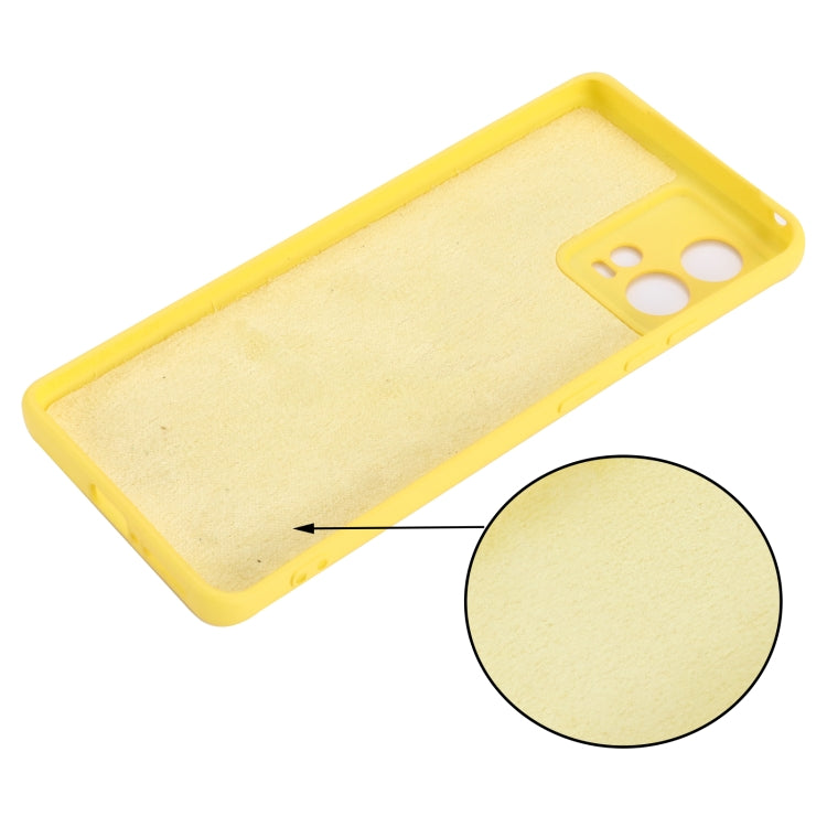 For Motorola Edge 30 Fusion / S30 Pro Pure Color Liquid Silicone Shockproof Phone Case