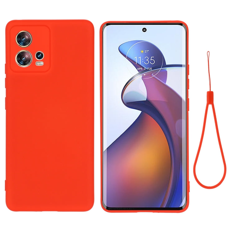 For Motorola Edge 30 Fusion / S30 Pro Pure Color Liquid Silicone Shockproof Phone Case