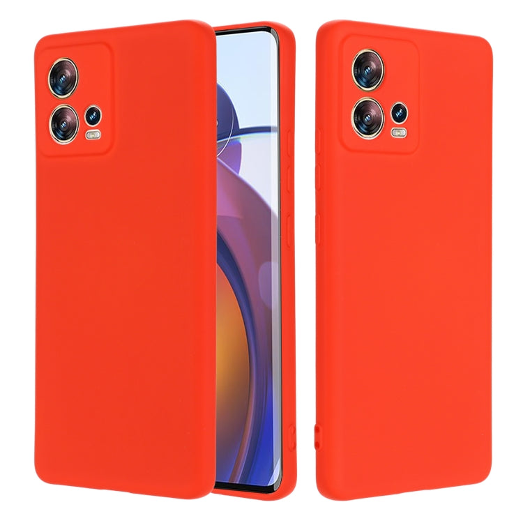 For Motorola Edge 30 Fusion / S30 Pro Pure Color Liquid Silicone Shockproof Phone Case