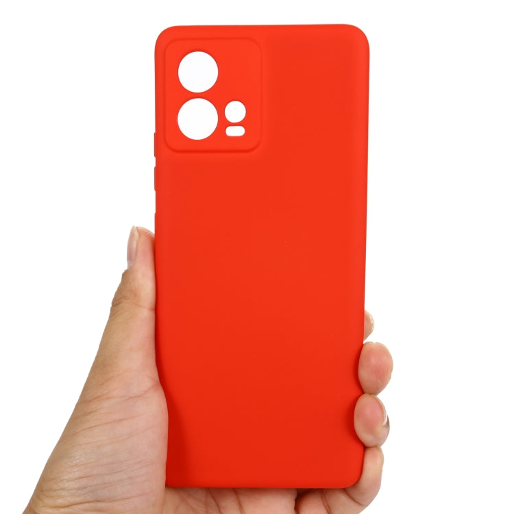 For Motorola Edge 30 Fusion / S30 Pro Pure Color Liquid Silicone Shockproof Phone Case