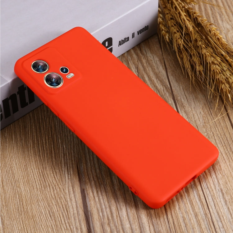 For Motorola Edge 30 Fusion / S30 Pro Pure Color Liquid Silicone Shockproof Phone Case