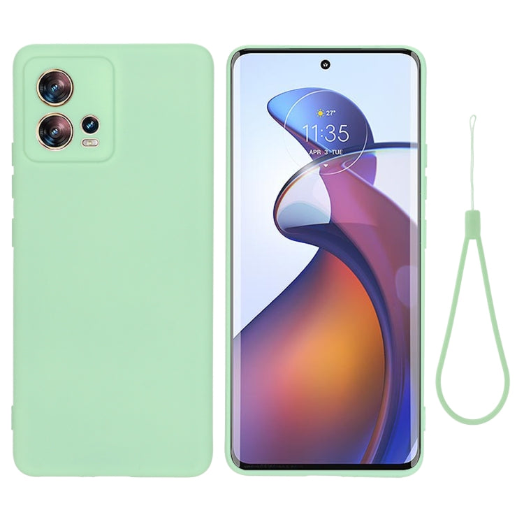 For Motorola Edge 30 Fusion / S30 Pro Pure Color Liquid Silicone Shockproof Phone Case