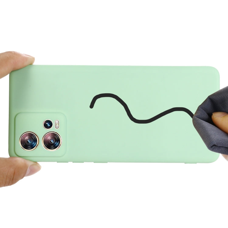 For Motorola Edge 30 Fusion / S30 Pro Pure Color Liquid Silicone Shockproof Phone Case