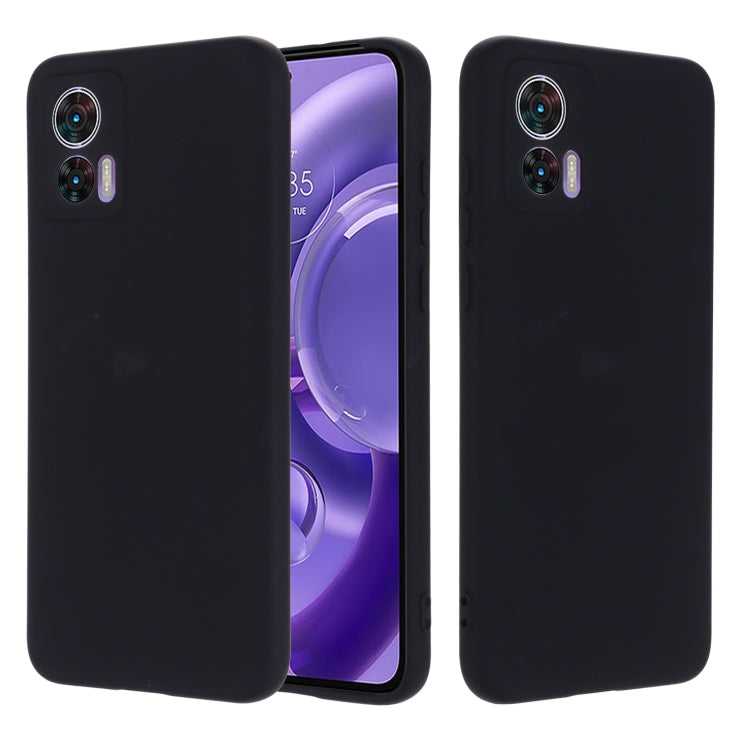 For Motorola Edge 30 Lite 5G / 30 Neo 5G Pure Color Liquid Silicone Shockproof Phone Case