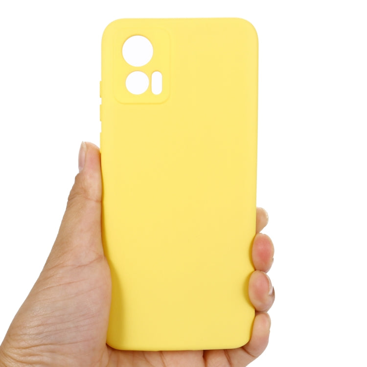 For Motorola Edge 30 Lite 5G / 30 Neo 5G Pure Color Liquid Silicone Shockproof Phone Case