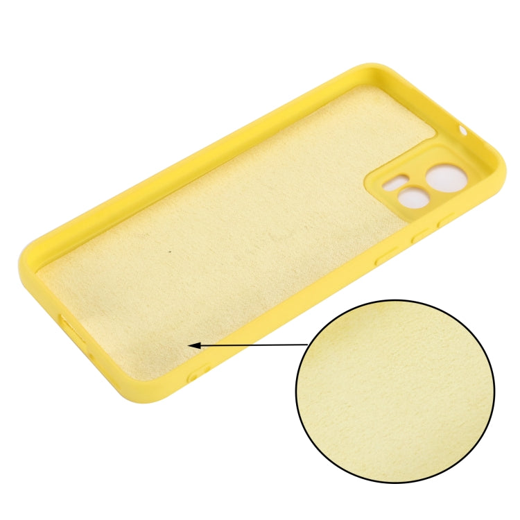 For Motorola Edge 30 Lite 5G / 30 Neo 5G Pure Color Liquid Silicone Shockproof Phone Case