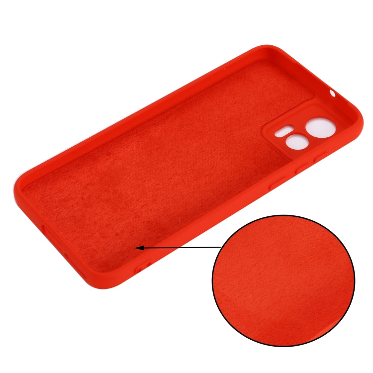 For Motorola Edge 30 Lite 5G / 30 Neo 5G Pure Color Liquid Silicone Shockproof Phone Case