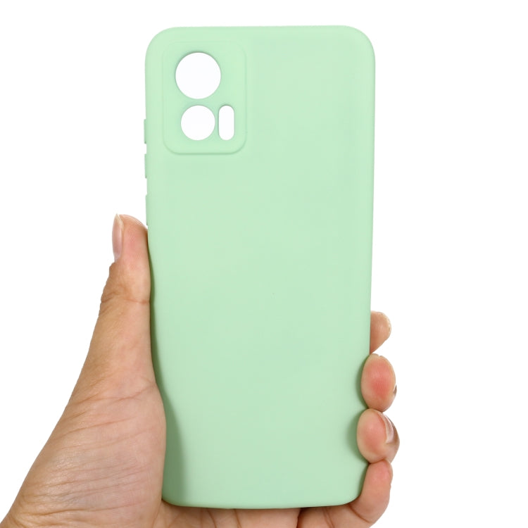 For Motorola Edge 30 Lite 5G / 30 Neo 5G Pure Color Liquid Silicone Shockproof Phone Case