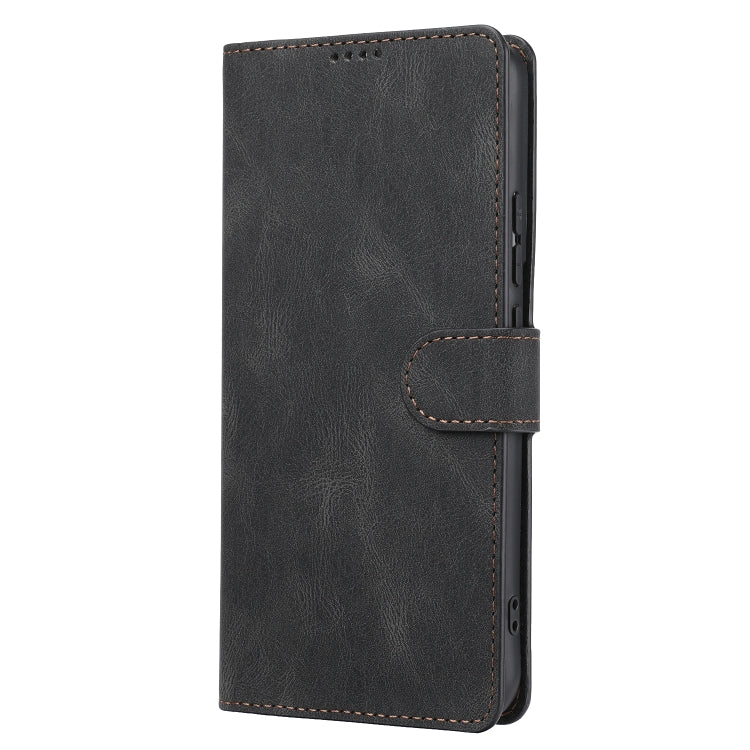 For Samsung Galaxy S23 5G Fantasy Classic Skin-feel Calfskin Texture PU Phone Case