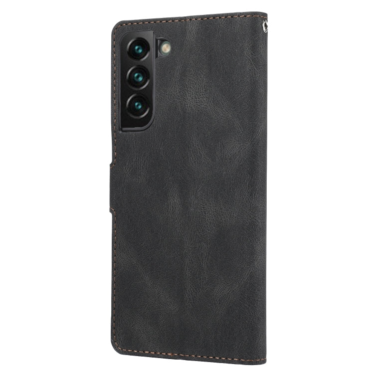 For Samsung Galaxy S23+ 5G Fantasy Classic Skin-feel Calfskin Texture PU Phone Case