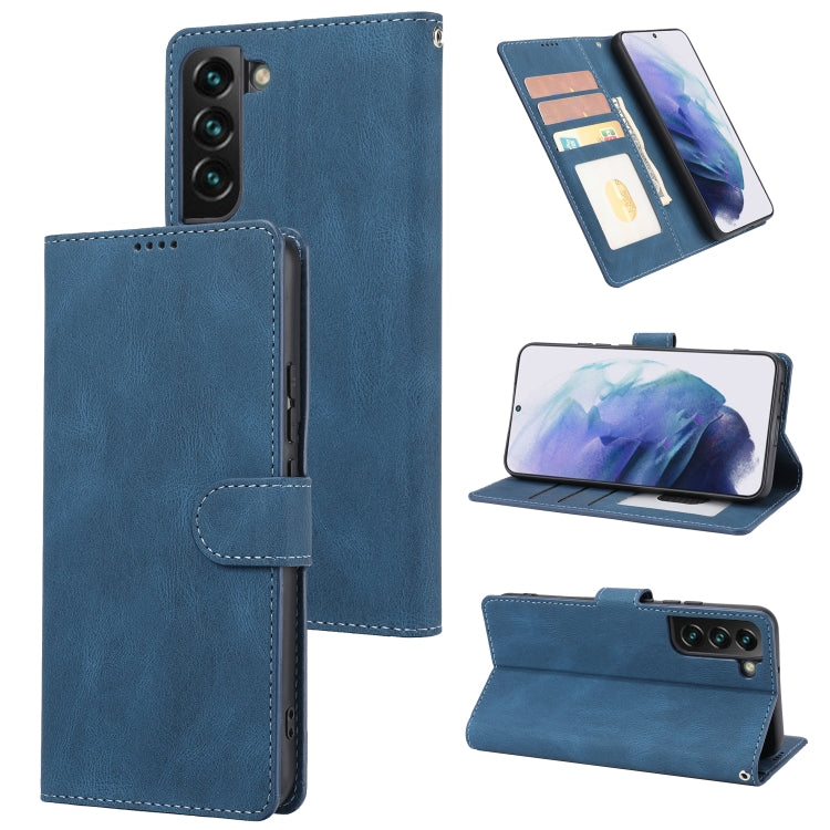 For Samsung Galaxy S23+ 5G Fantasy Classic Skin-feel Calfskin Texture PU Phone Case