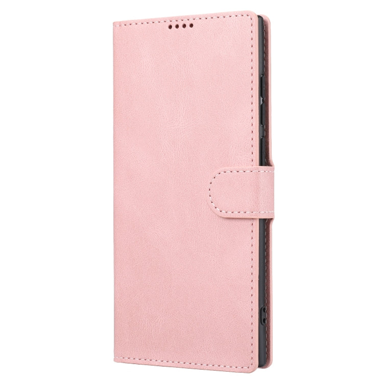 For Samsung Galaxy S23 Ultra 5G Fantasy Classic Skin-feel Calfskin Texture PU Phone Case