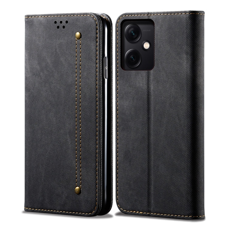 For Xiaomi Redmi Note 12 China Denim Texture Leather Phone Case